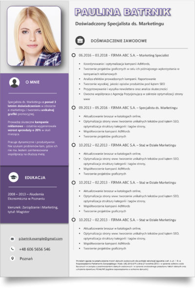 Puste CV do Wypełnienia Word ♛ | 10 minut i Gotowe. Pobierz
